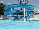 Safe Fiberglass Pool Water Slide For Aquatic Park / Famlily Entertainment