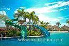 Open Tube Body Ride Pool Water Slide , Fiberglass Swimming Pool Slide / Hand Spray Up