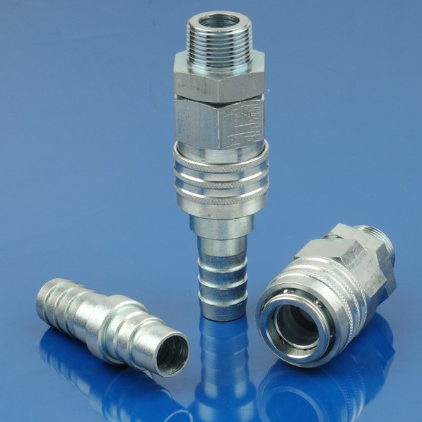 Single Handed Type Quick Coupling With Male Thread