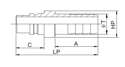 Single Handed Type Quick Coupling With Hose Brab