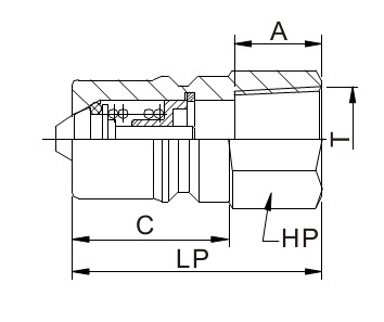 KZF Close Type Hydraulic Quick Coupling