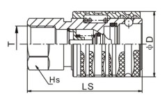 Push and Pull Type Hydraulic Quick Coupler