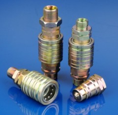 Male threaded Push and Pull Type Hydraulic Quick Coupling