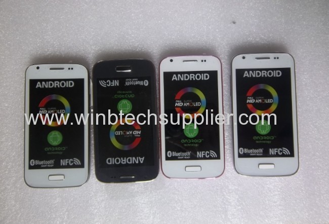 mini S4 i9500 9500 phone S4 Android 4.0 Smart Phone 4.0capacitive screen 1.0Ghz WIFI dual sim mobile phone