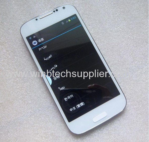 S4 i9500 Smart screen Air gesture Perfect 1:1 version S4 phone MTK6589 Quad cores 4.7960*540 IPS Screen 