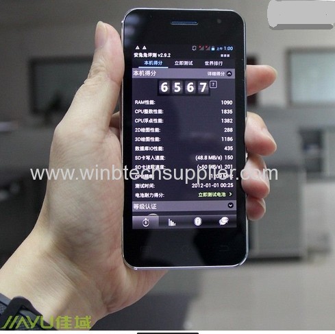 4.0 inch Jiayu G2S MTK6577T Dual Core 1.2GHz Dual SIM Phone Android 4.1 1GB/4GB 2.0MP/8.0MP 960x540 IPS Screen