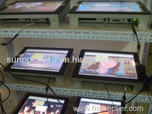 IP65 12.1LED backlight touch industrial panel pc 1024*768