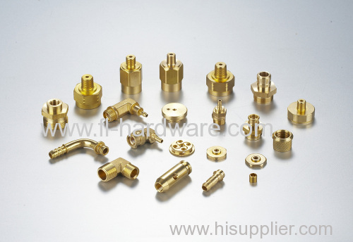 Precision brass fitting OEM parts with good quality and big quantity