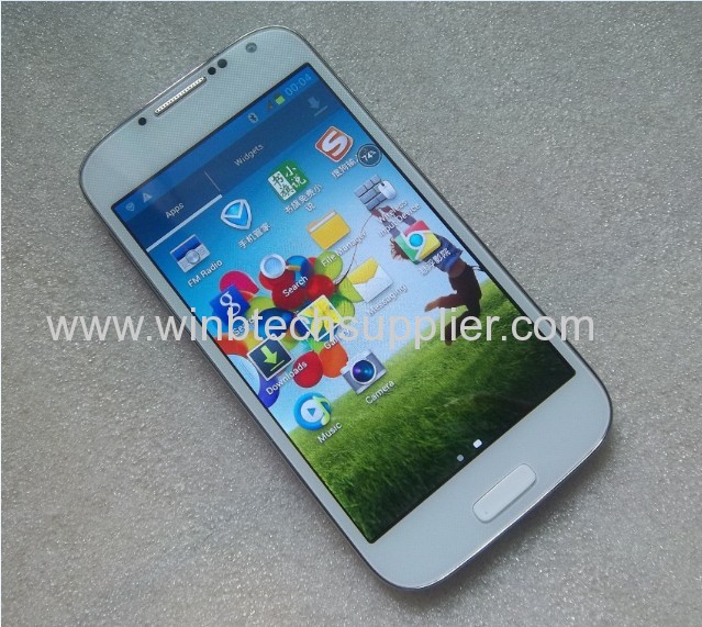 i9500 MTK6589 Quad Core 1.2GHz RAM1GB ROM4GB Android OS High Speed 5inch Capacitive Screen 3G GPS WIFI S4 mobile phone