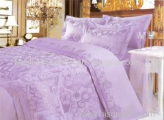2018 New Genuine 100% Silk Bedding sets-Pink and Purple Memories