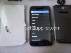 1:1 n7100 phone MTK6577 dual core galaxy note 2 android 4.1 5.5 inch mobile phone