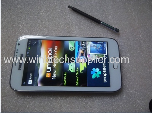 New Galaxy Note 2 Android Phones dual core MTK6577 5.5 inch HD screen N7100 Dual card mobile phone