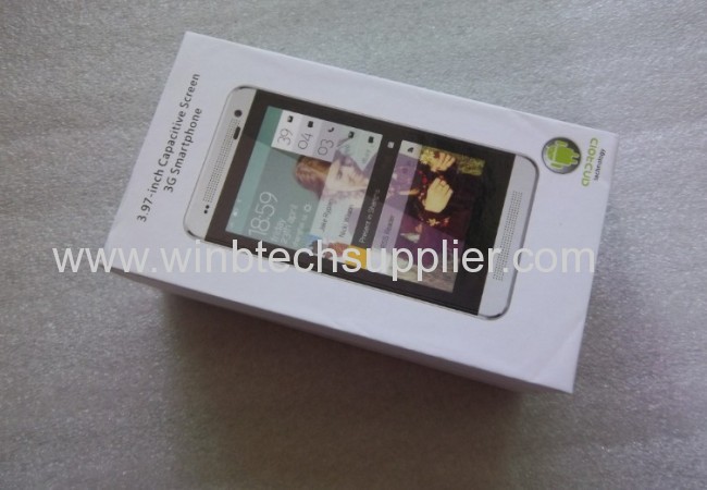 new mini one Android Phone 3G Dual Core 4.0 Inch MTK6572 Dual SIM Card Phone WIFI GPS FM 512MB Ram/4G Rom