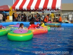 bumper boat, aqua electric boat,water battery boat