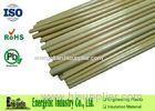 High Temperature Resistant PPS Rod with Custom Length , Natural Brown