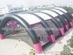 inflatable paintball tent, trade show tent