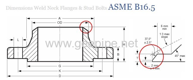 DIN alloy steel welding neck Flange