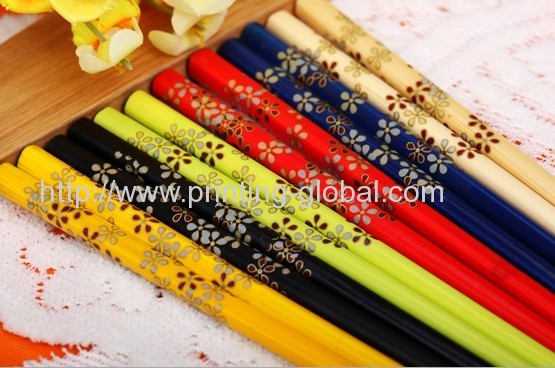 Hot stamping film for chopsticks