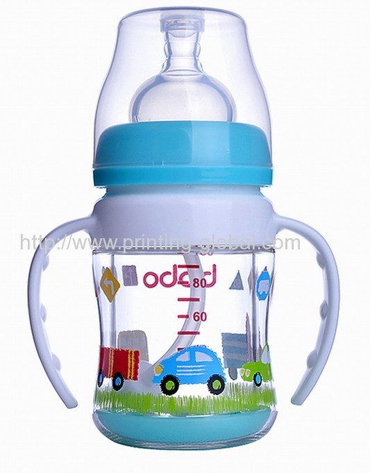 Hot stamping film for baby bottle