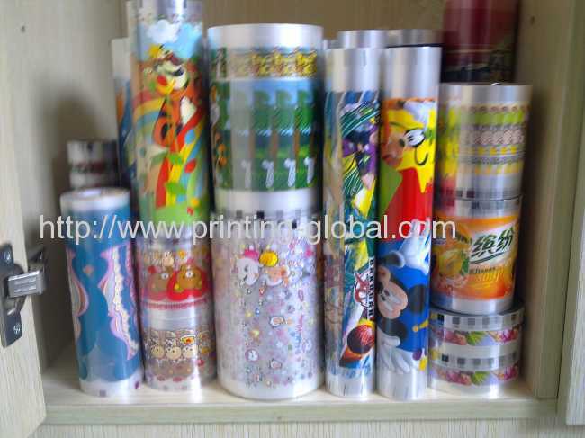 Hot stamping film for baby bottle