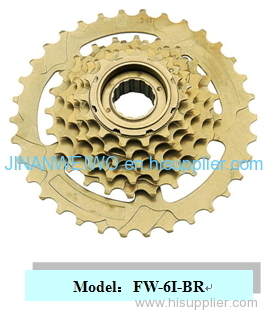 6 speed index freewheel (14T/34T)