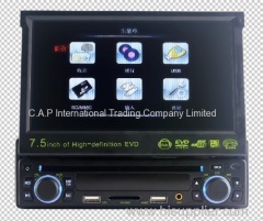 :7.5" Car DVD /MPEG-4/GAME/FM/SD/USB PLAYER