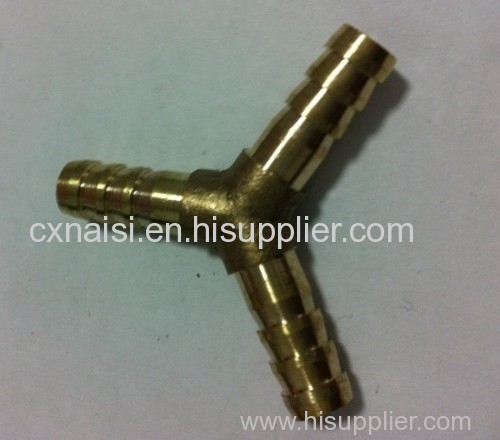 Brass Equal Hose Brab Tee