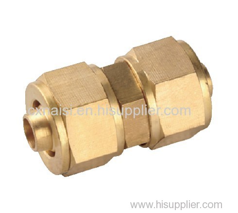 High Pressure Brass Coupling with Double Union
