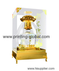 Plastic Wine Box Hot Stamping Printing Foil