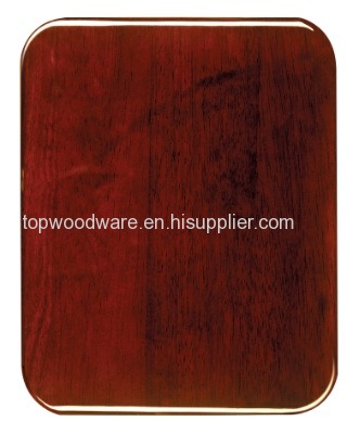 Rosewood piano finish wooden awards plaque