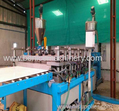 pvc foaming board extrusion line