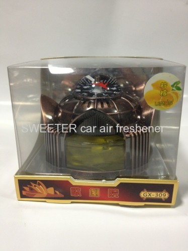 Opera car air freshener with compass