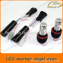 [H01010] 10W CREE 2-SMD LED Marker Angel Eyes for BMW E81 E82 E87 E88 E90 E91 E92 E93 E63 E64 X5