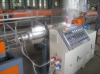 Semi-automatic single wall corrugated pipe machine