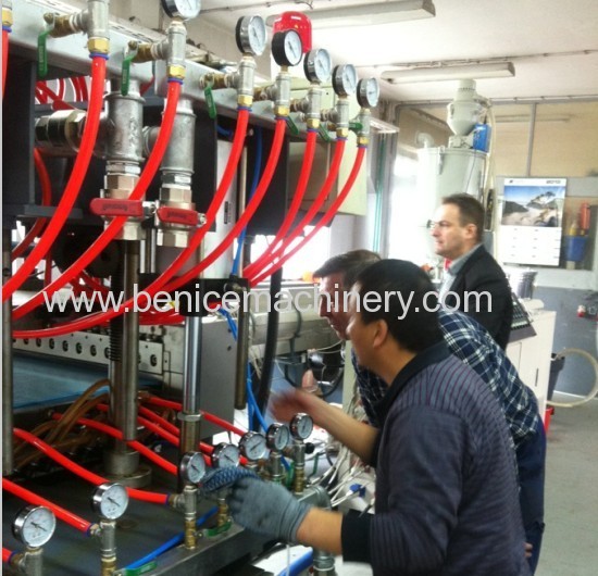 New PP hollow sheet prodution plant