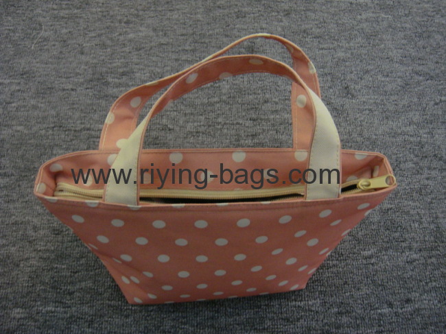 Handle cooler shopping bag 