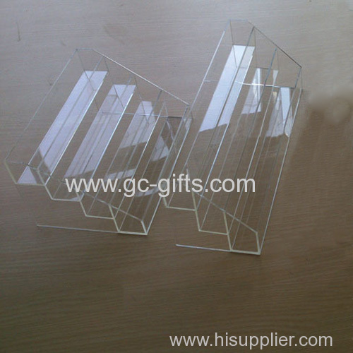 The four layer of the organic glass nail polish frame