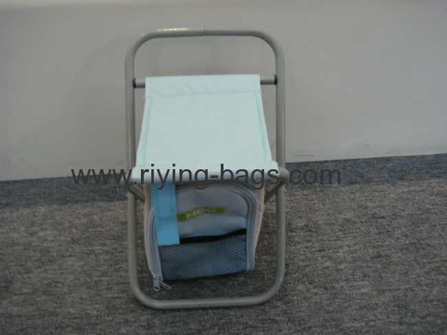 cooler bag inside folding chair 