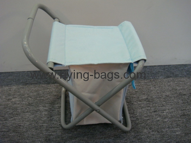 cooler bag inside folding chair 