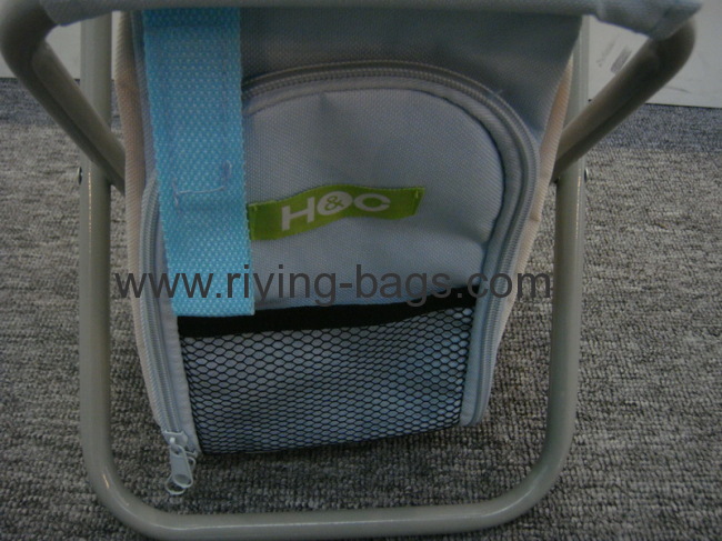 cooler bag inside folding chair 