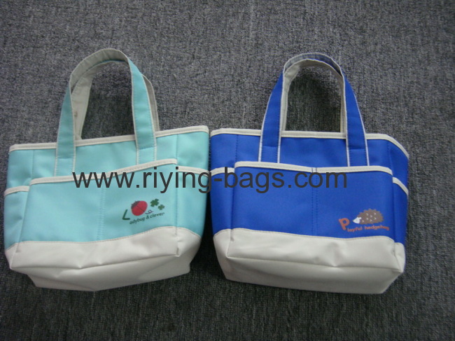 Colorful shopping cooler bag