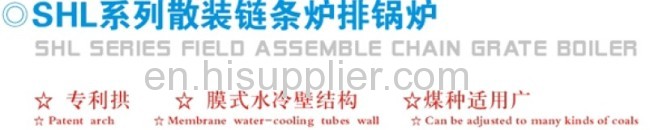 SHL Series Chain Grate Field Assemble Boiler