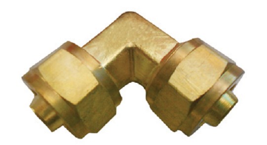 Forged Brass 90 Degree Elbow with Union