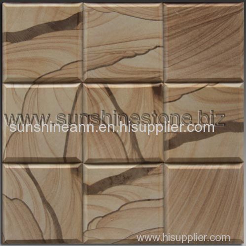 sandstone 10x10 arc stone mosaic