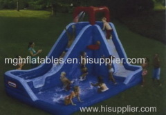 inflatable water slide, inflatable slide, water slide