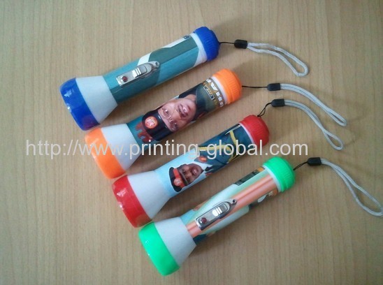 Hot stamping film for torch lights