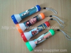 Hot stamping film for torch lights
