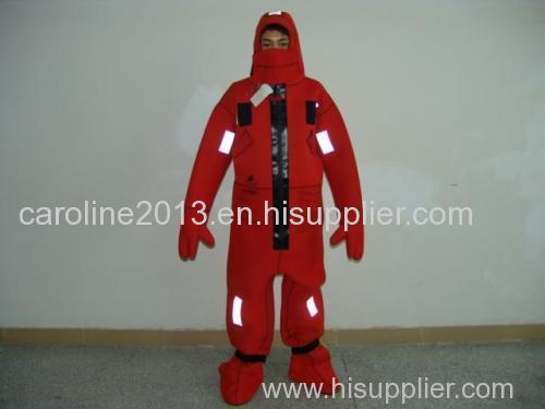 Solas survival suit for marine life saving