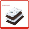 White/brown 41*48cm magic microfiber cloth with Anti-bacterial treatment