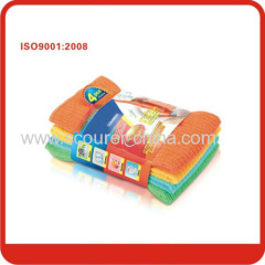 Orange/green/blue/yellow magic 100% Polyester microfiber cloth